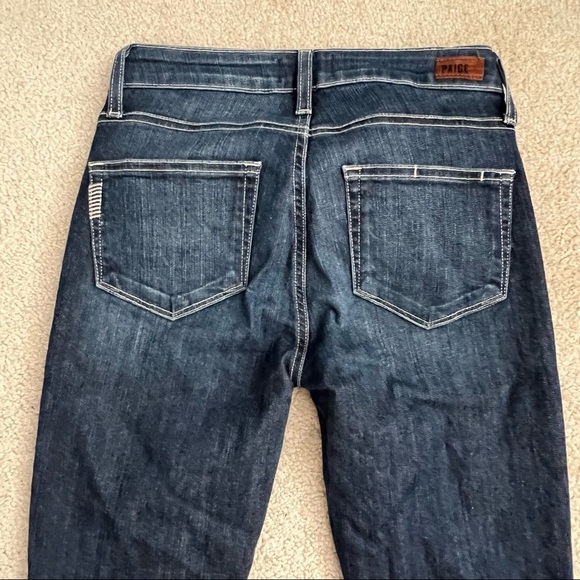 PAIGE Verdugo Ankle Skinny Slant Raw Hem in Jamila Distressed Wash - Picture 5 of 7